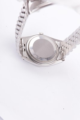 Lot 406 - ROLEX. AN OYSTER PERPETUAL DATEJUST WRISTWATCH