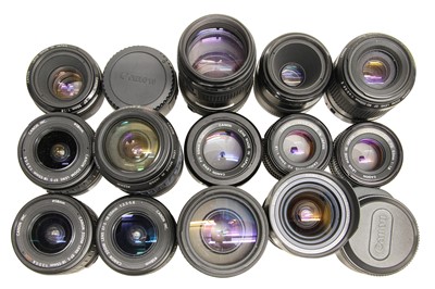 Lot 348 - Canon 50mm f1.4 FD & Other Lenses.