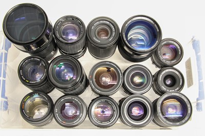 Lot 350 - Vivitar 35-85mm f2.8 FD Lens & Other Lenses.