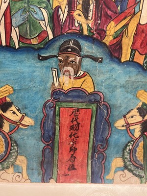 Lot 703 - SEVEN CHINESE HANGING SCROLLS