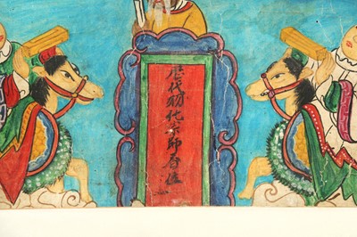 Lot 703 - SEVEN CHINESE HANGING SCROLLS