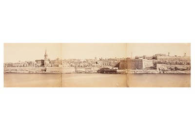 Lot 213 - PANORAMA OF MALTA, c.1863