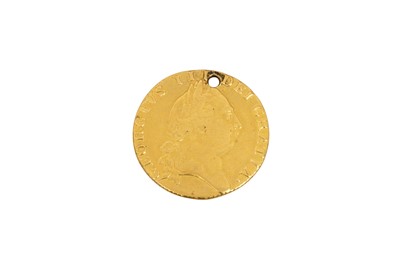 Lot 110 - A GEORGE III PUNCHED COIN