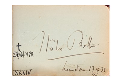 Lot 22 - Autograph Album.- Incl. Charlie Chaplin