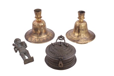 Lot 336 - A GROUP OF SOUTH ASIAN METALWARES