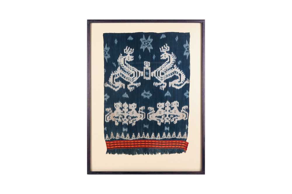 Lot 356 - AN INDONESIAN IKAT PANEL