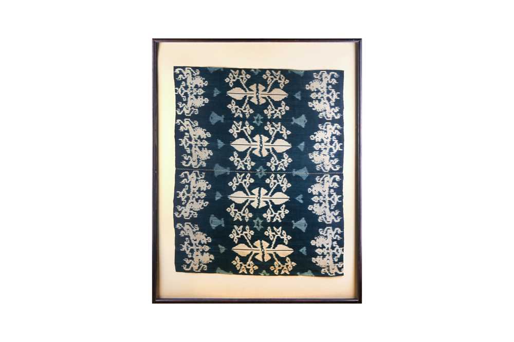 Lot 366 - AN INDONESIAN IKAT PANEL