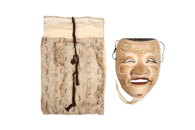 Lot 420 - A JAPANESE 'OKINA' NOH MASK