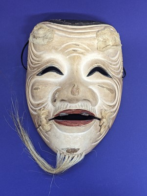 Lot 420 - A JAPANESE 'OKINA' NOH MASK
