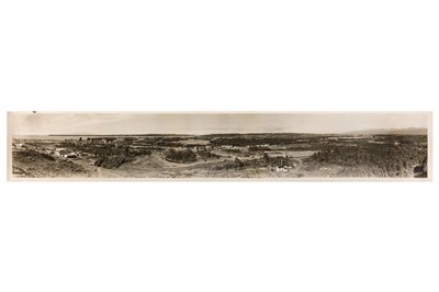 Lot 285 - Eugene Omar Goldbeck (1892-1986) PANORAMA OF ANCHORAGE, ALASKA & VICINITY, 1948