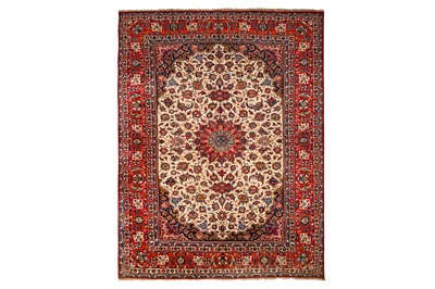 Lot 86 - A FINE ISFAHAN CARPET, CENTRAL PERSIA