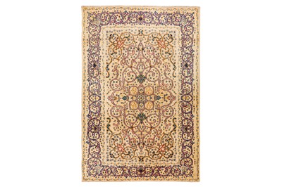 Lot 56 - A FINE KASHAN RUG, CENTRAL PERSIA