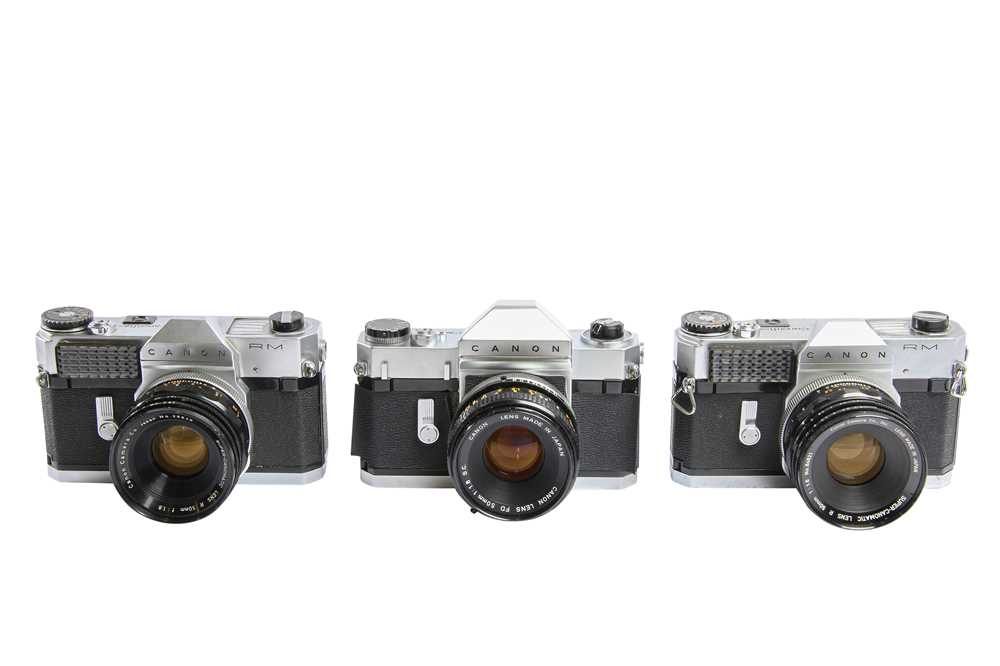 Lot 172 - Three Canonflex SLR Cameras.