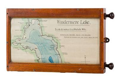 Lot 52 - WINDERMERE LAKE, SCROLLING PANORAMA, 1889