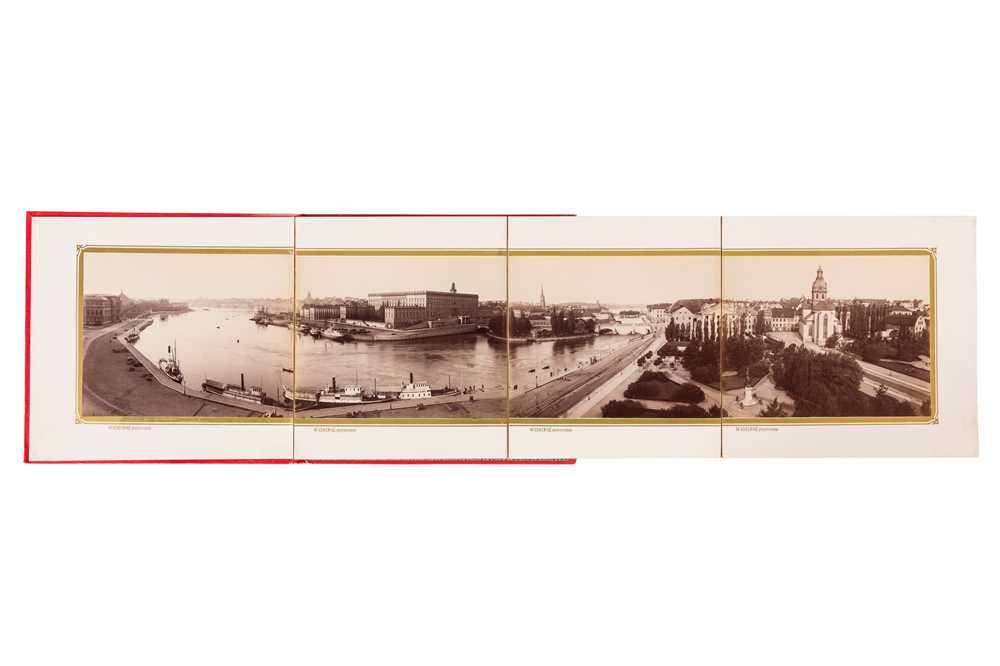 Lot 51 - Abraham Wilhelm Eurenius (1830-1892) / PANORAMAS OF STOCKHOLM, c.1880