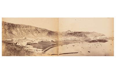 Lot 250 - PANORAMA OF THE BAY OF ADEN, c.1875