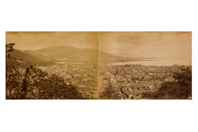 Lot 287 - PANORAMA OF NAGASAKI, c.1880