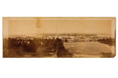 Lot 207 - PANORAMA VIEW FROM THE GREENWICH OBSERVATORY, LONDON, c.1880