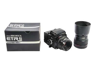 Lot 226 - A Bronica ETRS Medium Format Camera Outfit.