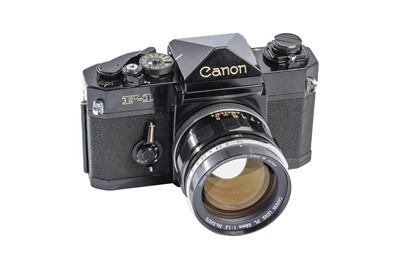 Lot 210 - Canon F1 with 58mm f1.2 FL.