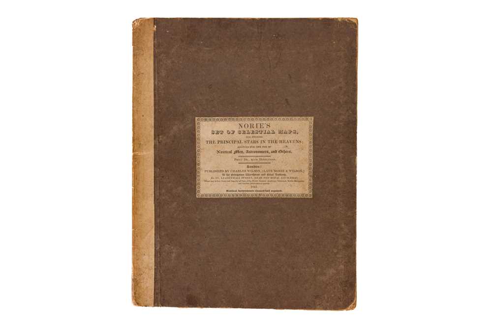 Lot 61 - Norie's Set of Celestial Maps, 1841