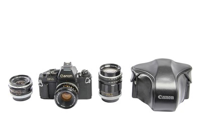 Lot 199 - Canon F1N Outfit.