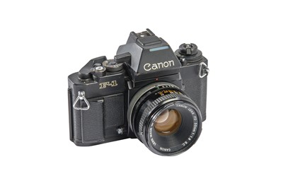 Lot 199 - Canon F1N Outfit.