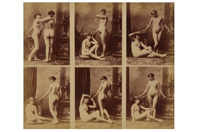 Lot 14 - NUDE STUDIES, c. 1880s