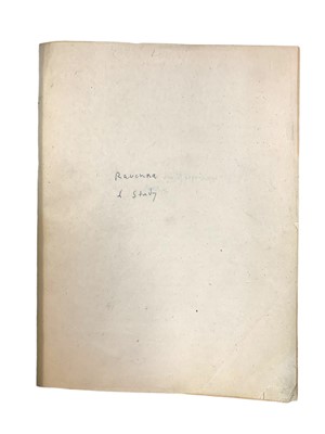 Lot 42 - Edward Hutton, Manuscript draft of ‘Ravenna: A Study’, 1913