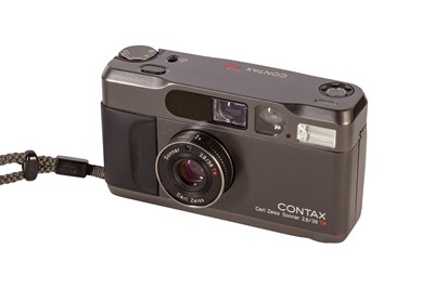 Lot 118 - A Black Contax T2 35mm Compact Camera