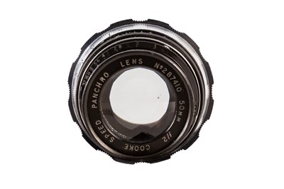 Lot 328 - A Taylor Hobson 50mm f/2 Cooke Speed Panchro Lens