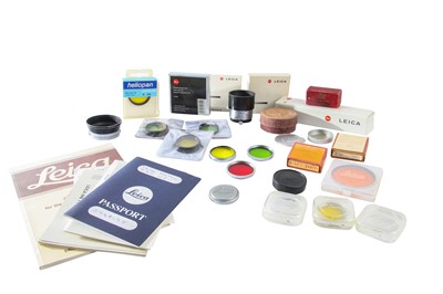 Lot 136 - A Selection of Leica Filters and Accessories.