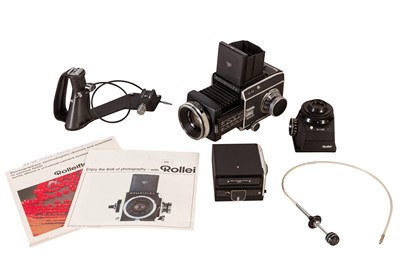 Lot 256 - A Rolleiflex SL66 Medium Format SLR Camera With Accessories