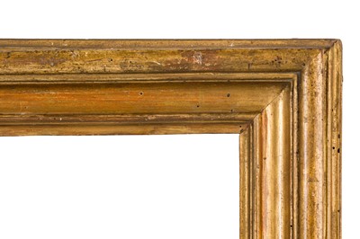 Lot 235 - AN ITALIAN 18TH CENTURY GILDED MOULDING FRAME