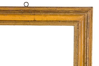 Lot 236 - AN ITALIAN 18TH CENTURY GILDED MOULDING FRAME