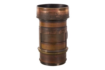 Lot 8 - A J.H Dallmeyer 2A Patent Waterhouse Stop Brass Portrait Lens