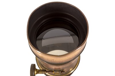 Lot 8 - A J.H Dallmeyer 2A Patent Waterhouse Stop Brass Portrait Lens
