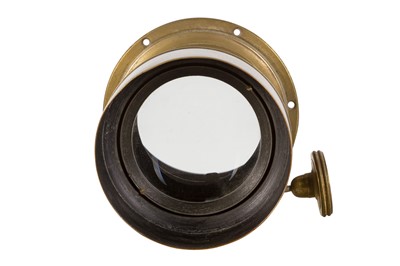 Lot 12 - A Voigtlander & Sohn Petzval Brass Lens
