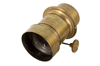 Lot 12 - A Voigtlander & Sohn Petzval Brass Lens