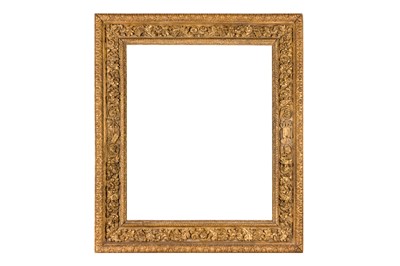 Lot 227 - AN IMPRESSIVE ITALIAN 18TH CENTURY CARVED, PIERCED AND GILDED FRAME