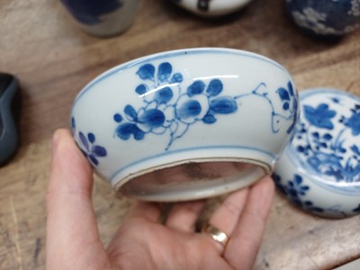 Lot 24 - A GROUP OF CHINESE BLUE AND WHITE PORCELAIN
