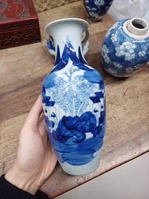 Lot 24 - A GROUP OF CHINESE BLUE AND WHITE PORCELAIN