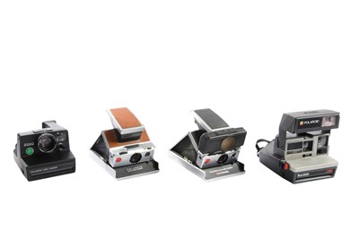 Lot 27 - Two SX-70 & Other  Polaroid Instant Cameras.