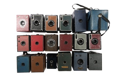 Lot 470 - A Selection of Coloured Box Cameras.