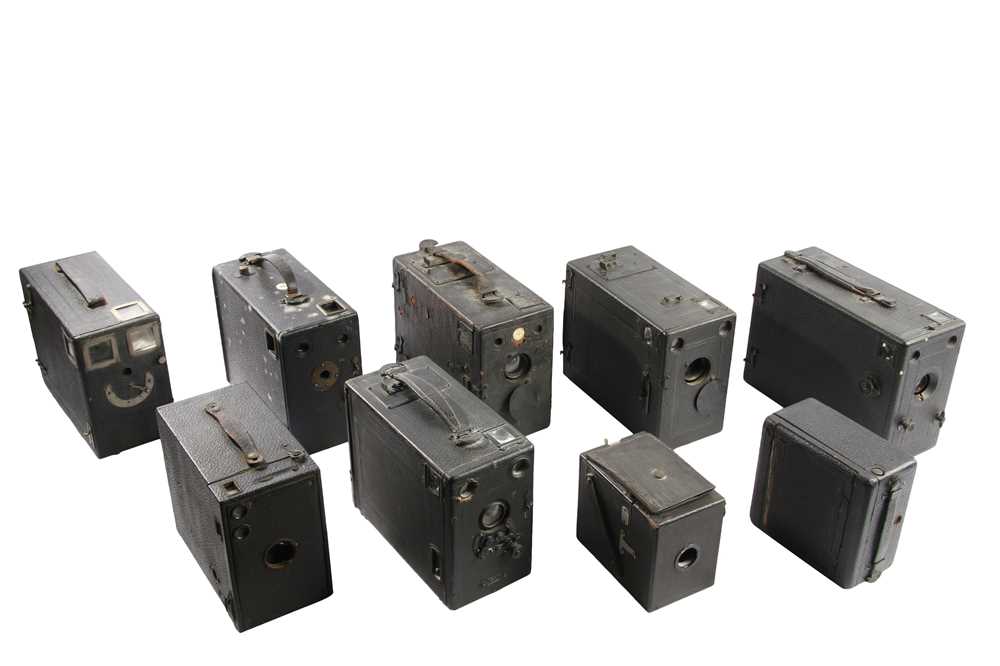 Lot 472 - A Selection of Falling Plate & Box Cameras.