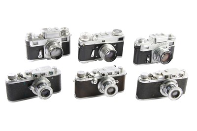 Lot 473 - A Selection of Rangefinder Cameras.