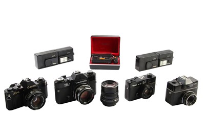 Lot 88 - A Selection of Rollei & Other Cameras & Lenses.