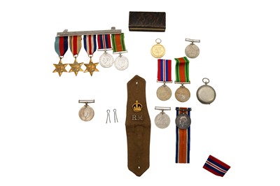 Lot 83 - A GROUP OF WW1 AND WW2 WAR MEDALS