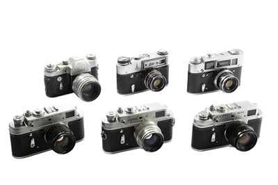 Lot 90 - A Selection of Russian Cameras.