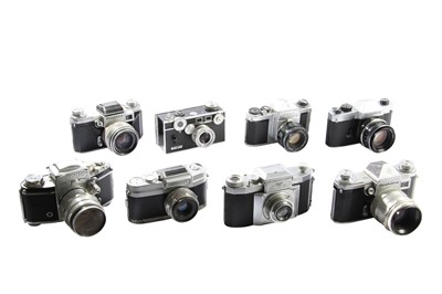 Lot 91 - A Wrayflex 1a & Other SLR Cameras.